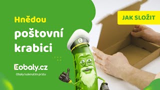 📦 NÁVOD Jak složit poštovní krabici [upl. by Aihsenrad]