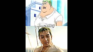 Live Action Zoro Vs Two Piece Zoro [upl. by Ioved]