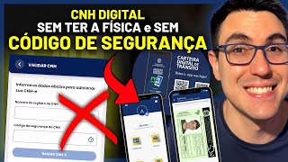 COMO CADASTRAR CNH DIGITAL SEM TER A CNH FÍSICA EM MÃOS QR CODE e SEM CÓDIGO DE SEGURANÇA [upl. by Venditti]