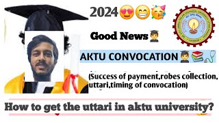 Aktu convocation 2024😁✅️ update aktu bpharm shorts2024 [upl. by Finstad961]