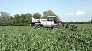 2008 Spraying Corn w glyphosate near Chebanse IL [upl. by Ojeillib]