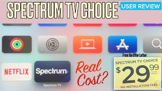 Spectrum TV Choice FULL Costs Review [upl. by Yddur306]