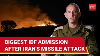 Iran Was Right Israel Confirms Ballistic Missiles Hit Two Major Air Bases During Oct 1 Attack [upl. by Boarer]