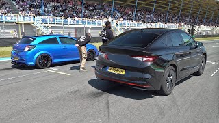 Skoda Enyaq iV Coupe RS vs Opel Astra GTC [upl. by Lemej]