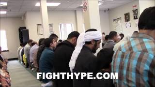 AMIR KHAN FIGHTHYPE ACCESS PART 3 PRAYER AT THE MOSQUE [upl. by Dnalro]