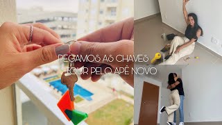 PEGAMOS AS CHAVES DO NOSSO APARTAMENTO ðŸ”‘  TOUR PELO APARTAMENTO NOVO [upl. by Barry]