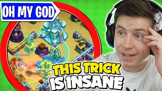 304 iQ Skeleton vs INVIS Tower PLAY is NEW Clash of Clans [upl. by Ahsenahs747]