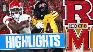 Rutgers Scarlet Knights vs Maryland Terrapins Highlights  FOX College Football [upl. by Aneelahs]