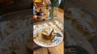 The BEST Cinnamon Rolls 💓 recipe fallbaking cinnamonrolls cinnamon fall cooking dessert [upl. by Zita209]