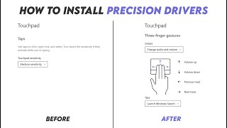 How to Enable Precision Touchpad Drivers for more Gestures on Your laptop [upl. by Alves105]