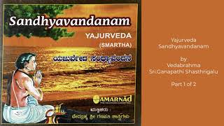 Yajurveda Sandhyavandanam audio by Vedabrahma Sri Ganapathi Shashthrigalu  Part 1 of 2 [upl. by Aihsei]