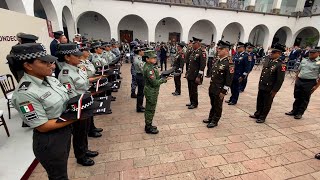 DAN ASCENSOS A PERSONAL DEL EJÉRCITO GUARDIA NACIONAL Y FUERZA AÉREA [upl. by Irrot]