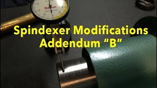 Spindexer Modifications Addendum B [upl. by Mccormick]