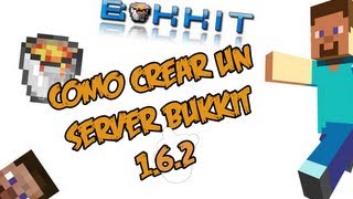 Minecraft como crear server bukkit 18  instalar plugins [upl. by Anerac]