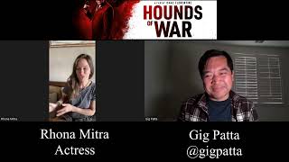 Rhona Mitra Interview for Hounds of War [upl. by Airretal17]