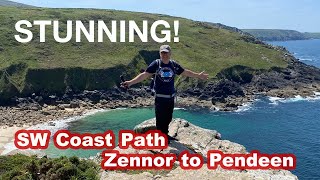 Zennor to Pendeen Walk  The best of the SW Coast Path National Trail  Cornwall [upl. by Bannister738]