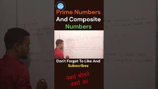 Prime Numbers And Composite Numbers brainboostacademy ytshorts shorts trendingshorts maths [upl. by Ansel]