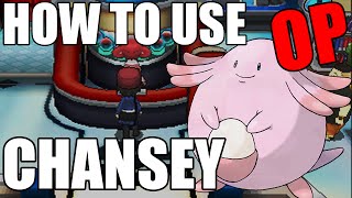 How To Use Chansey Eviolite Chansey Strategy Guide Pokemon [upl. by Rutra]