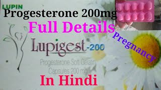 Progesterone Lupigest Progesterone Soft Gelatin 200 Capsules Micronised Progesterone 200 Capsules [upl. by Yursa]