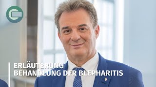 ERLÄUTERUNG Behandlung der Blepharitis [upl. by Edora]