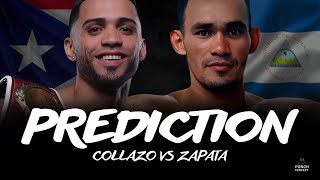 OSCAR COLLAZO VS GERARDO ZAPATA  PUNCH PERFECT PREDICTION 🥊 [upl. by Tjaden389]