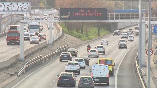 El protocolo anticontaminación se mantiene activo este miércoles en Madrid [upl. by Shantha]