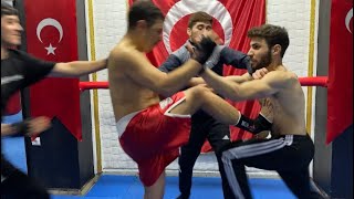 Kavga çıktı face to face de maç efsane olacak Kick boks [upl. by Eatnhoj]