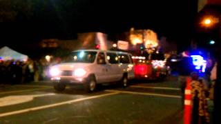 Calistoga Christmas Tractor parade 2014 04 [upl. by Rhody]