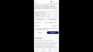 How to do Mobile Deposit with Bank of America app [upl. by Riannon]