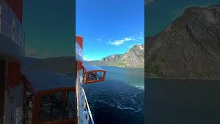 We cant stop thinking about Norways Fjords norway norwaytrip cruise cruisevacation travel [upl. by Celeski]