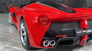 DRIFTING FERRARI LAFERRARI APERTA 114 RC by Rastar Unboxing Review by CarsMond [upl. by Ennaeerb]