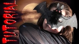 Realistic Bat mask DIY [upl. by Stevens]