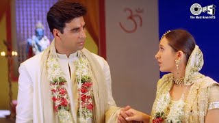 Ek Dil Hai  Lyrical  Tujhe Pyar Se Dekhne Wala  Akshay Kumar Karisma Kapoor  Alka amp Kumar [upl. by Kyriako]