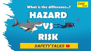 Hazard Vs Risk whats the Difference Safety Talks in Hindi [upl. by Yrennalf]