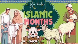 MONTHS IN ISLAM  12 Mahinay Islami ISLAMIC MONTHS NAME IN URDU بارہ مہینے  ISLAMI MAHINO KY NAAM [upl. by Nilok47]