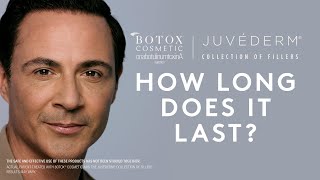 Duration 101  How long BOTOX® Cosmetic or JUVÉDERM® Fillers results last [upl. by Ralaigh]