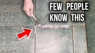 Awesome DIY Cleaner How to Clean Grout in 1 Minute [upl. by Raymonds]