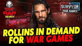 WWE Raw 111124 Review  Rollins Being Recruited For WAR GAMES By Both Bloodlines [upl. by Reinar]