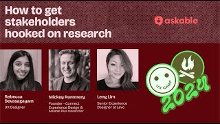 How to get stakeholders hooked on research [upl. by Drehcir]