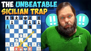 The Unbeatable Chess Opening  Sicilian Trap Attack [upl. by Lobell]