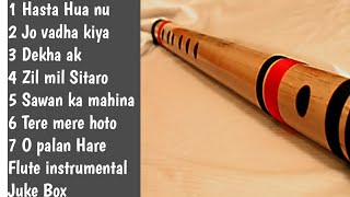 Indian Bollywood old song flute instrumental jukebox Bollywood song flute cover jukebox [upl. by Scheider]