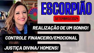 ESCORPIÃO ♏️ Realização de Um Sonho• Controle FinanceiroEmocional•Justiça DivinaHomens [upl. by Eislel]