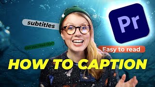 How to Caption Videos for Social Media in Premiere Pro [upl. by Anihsit]