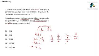 Biologia  Questão 782 [upl. by Alemac]
