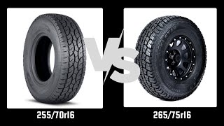 Tire Size 25570r16 vs 26575r16 [upl. by Imarej]