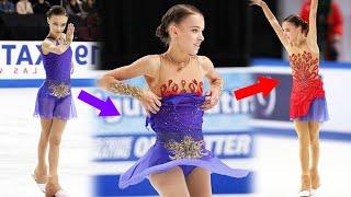 Craziest Costume Changes MidPerformance in Figure Skating ⛸️👗 [upl. by Enyamrahc]