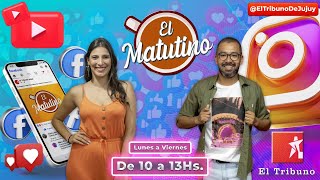 🔴 quotEl Matutinoquot Jueves 7 de Julio  envivo información eltribunodejujuy Diario magazine [upl. by Crifasi]