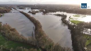 Hochwasser in Hamm an Weihnachten 2023 [upl. by Lebam]