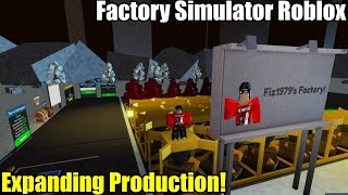 Satisfactory on Roblox  Expanding Production in Factory Simulator [upl. by Virge]