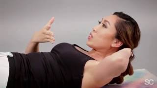 Flatten Your Lower Abs With Two Killer Moves From Blogilates Cassey Ho [upl. by Alul]